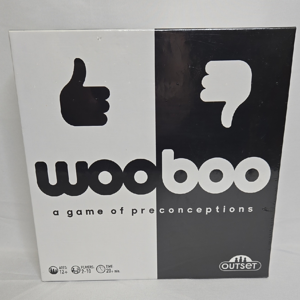 WooBoo, A Game of‎ Preconceptions Party Game, New/Sealed